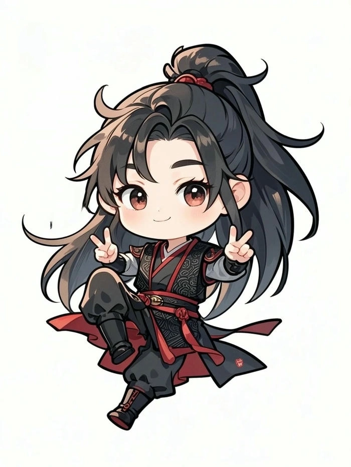 Hình Ngụy Anh chibi phong cách