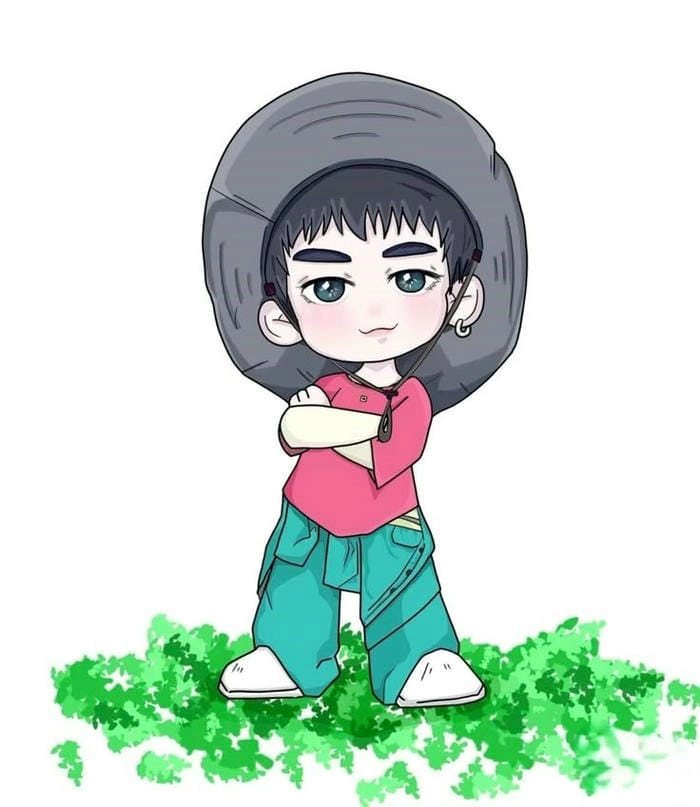 Hình Quang Hùng MasterD chibi ngầu mà cute