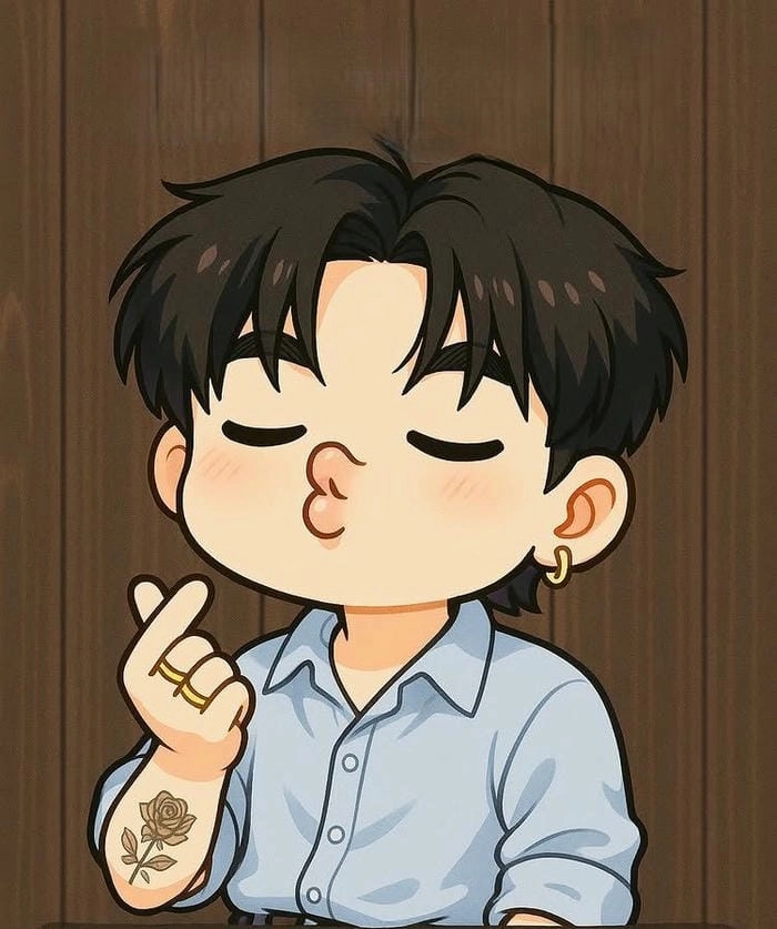 Hình Quang Hùng MasterD chibi ngộ nghĩnh