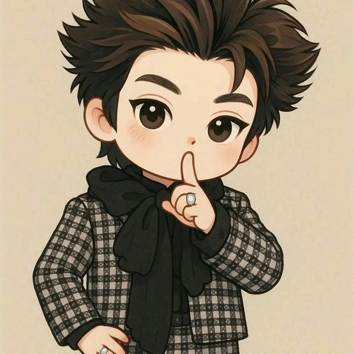 Hình Rhyder chibi phong cách Hàn Quốc