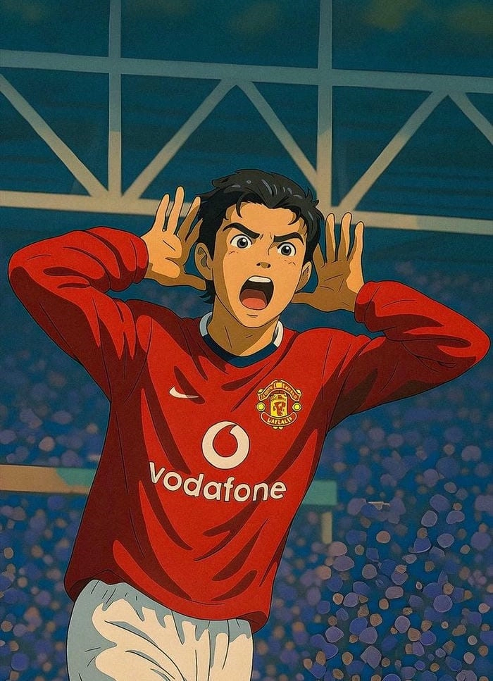 Hình Ronaldo chibi cho điện thoại