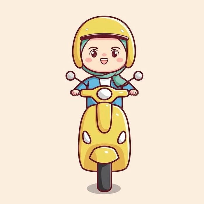 Hình Shipper hoạt hình chibi