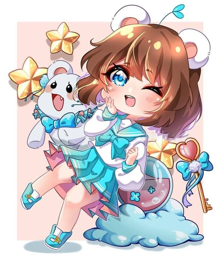 Hình Simmy chibi cute dễ thương
