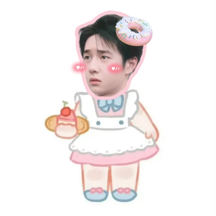 Hình Vương Nhất Bác chibi cute nhẹ nhàng