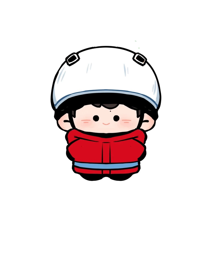 Hình Vương Nhất Bác chibi làm nền điện thoại