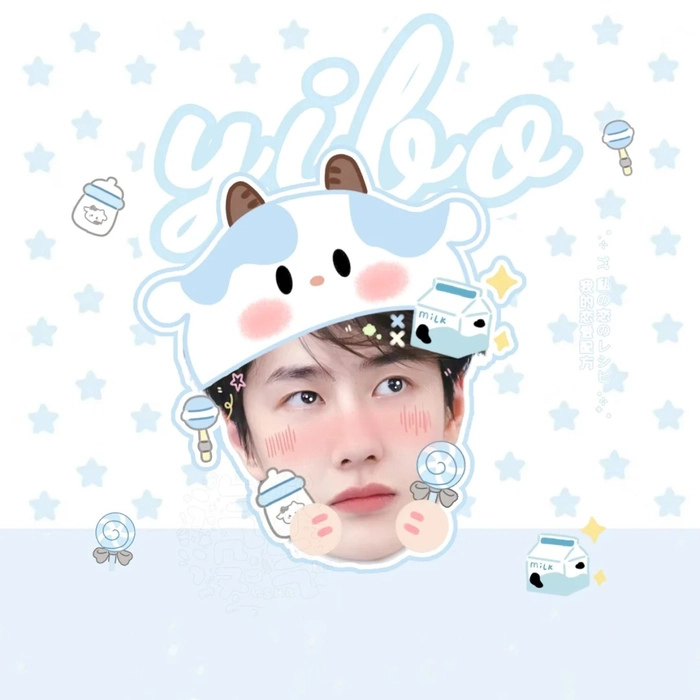 Hình Vương Nhất Bác chibi mang nét riêng