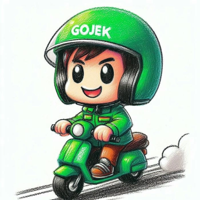 Hình ảnh Grab chibi ngộ nghĩnh