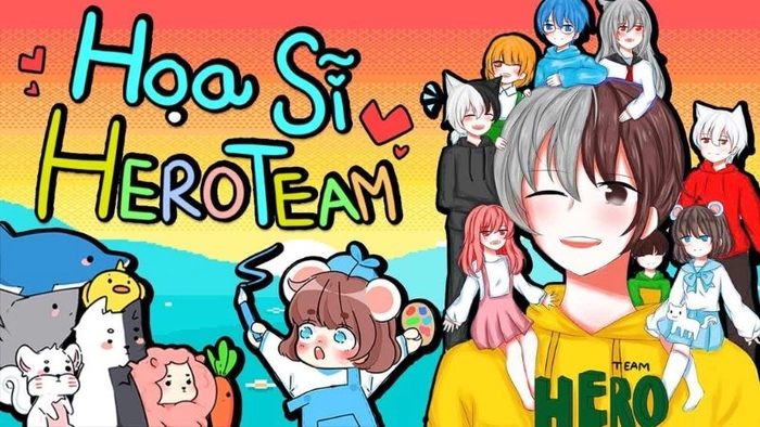 Hình ảnh Hero Team chibi cute trong game
