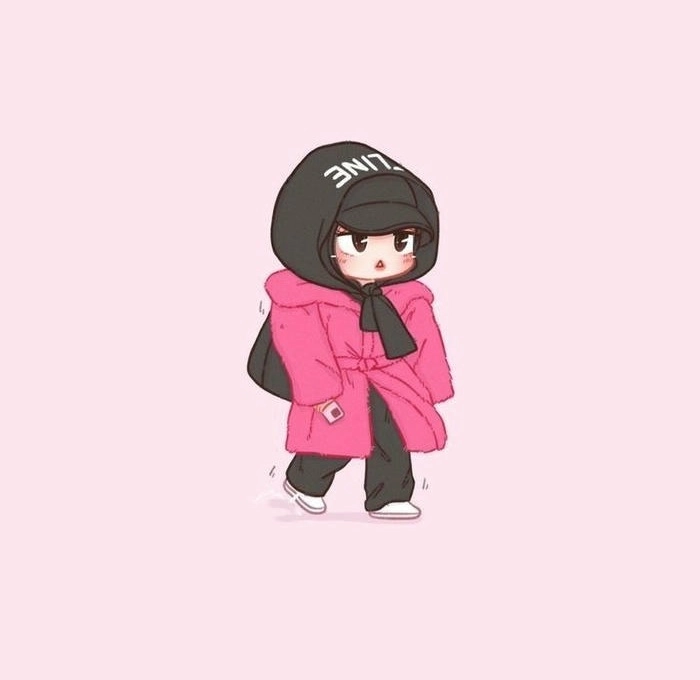 Hình ảnh Jisoo cute phiên bản chibi