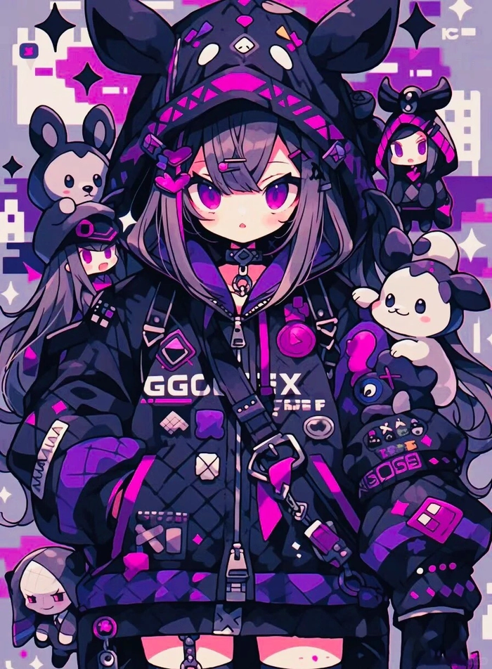Hình ảnh Kuromi cute mặc váy công chúa