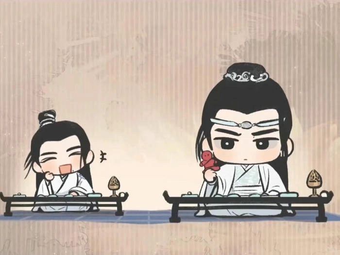 Hình ảnh Lam Vong Cơ chibi chuẩn fanart
