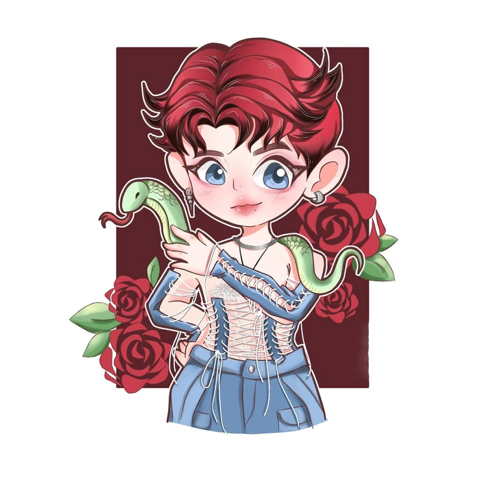 Hình ảnh Pháp Kiều chibi tinh nghịch