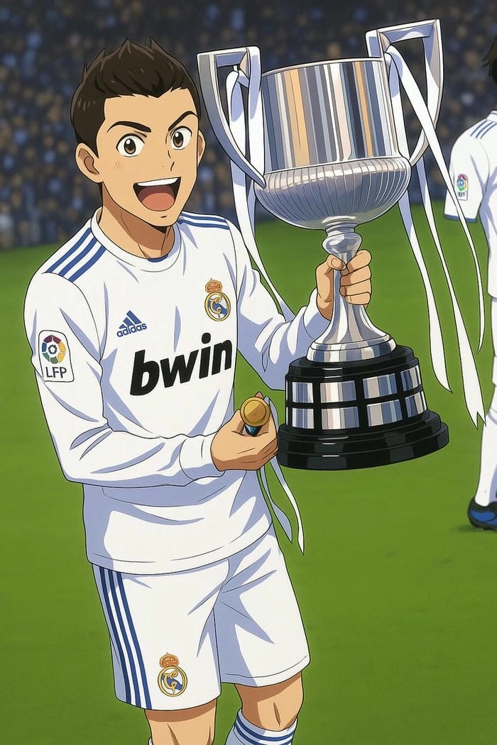 Hình ảnh Ronaldo chibi dễ lưu về máy