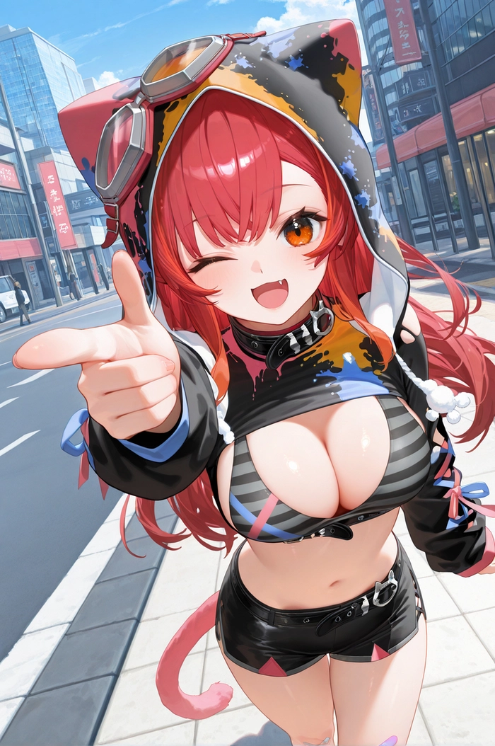 Hình ảnh anime cute gái cười rạng rỡ