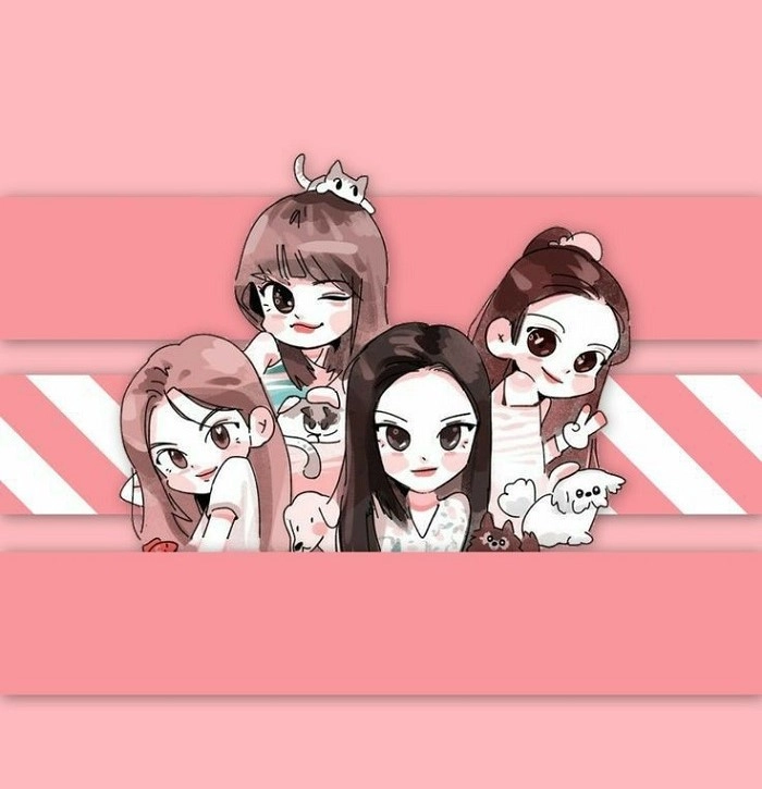 Hình ảnh chibi BlackPink dễ thương