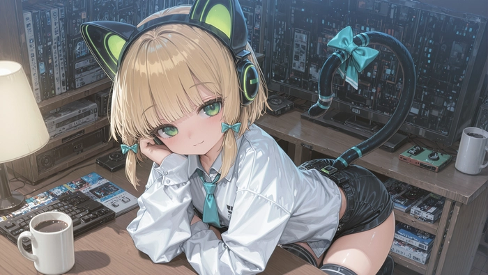 Hình ảnh gái xinh cute anime phong cách học đường