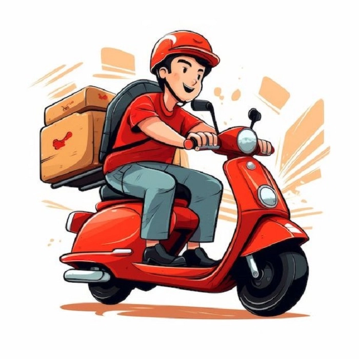 Hình ảnh hoạt hình Shipper Grab