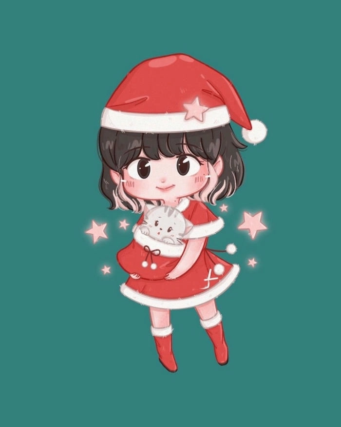 Hình chibi Lisa đẹp nhẹ và đáng yêu