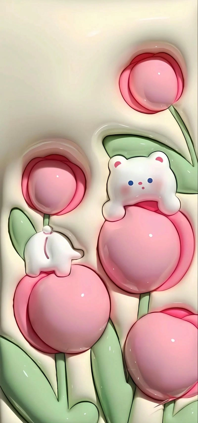 Hình nền 3D cute cho điện thoại