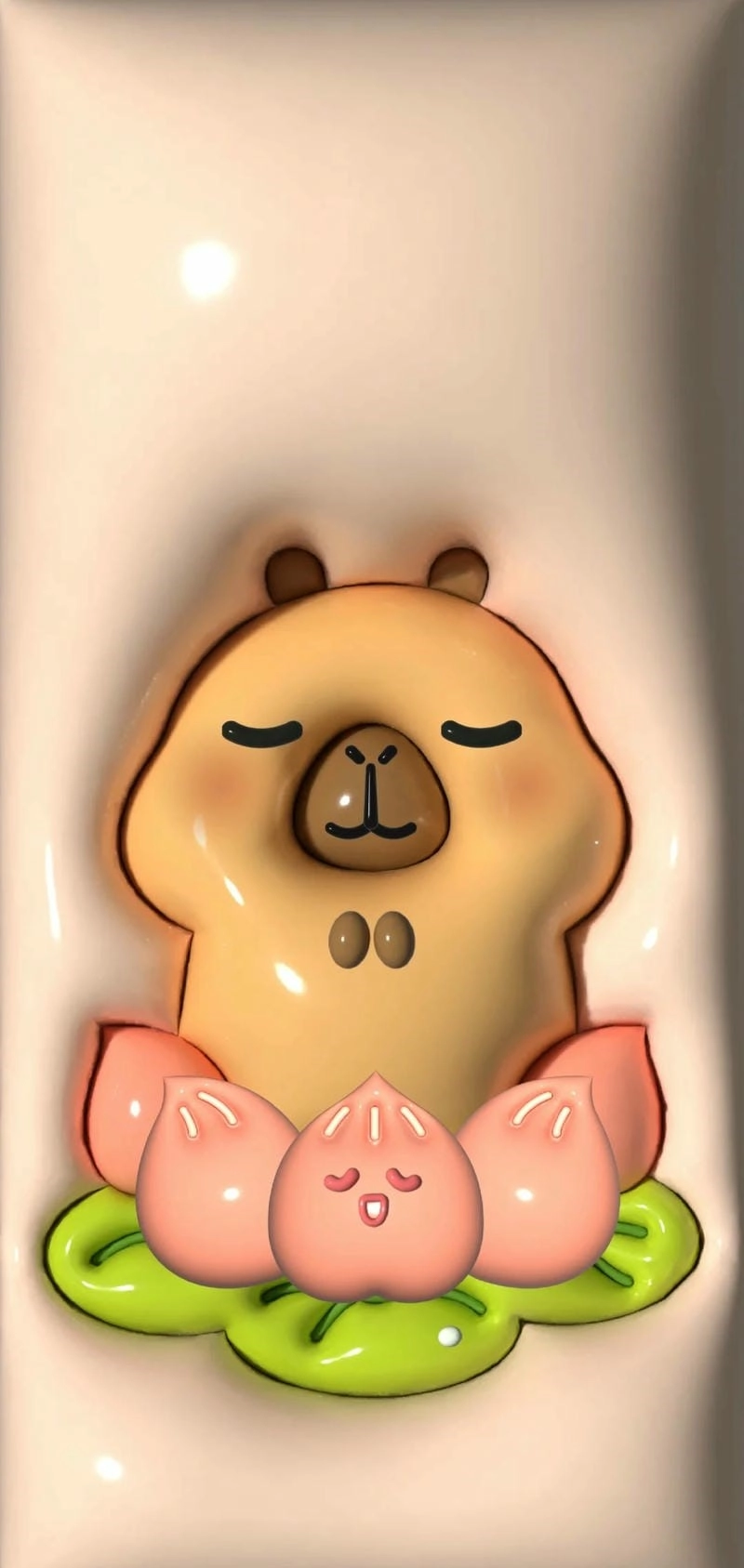 Hình nền 3D cute pastel đẹp
