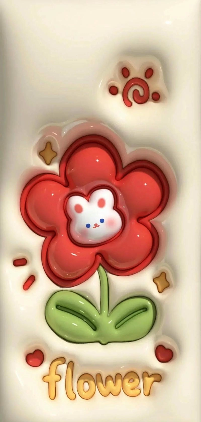 Hình nền 3D cute phong cách Hàn