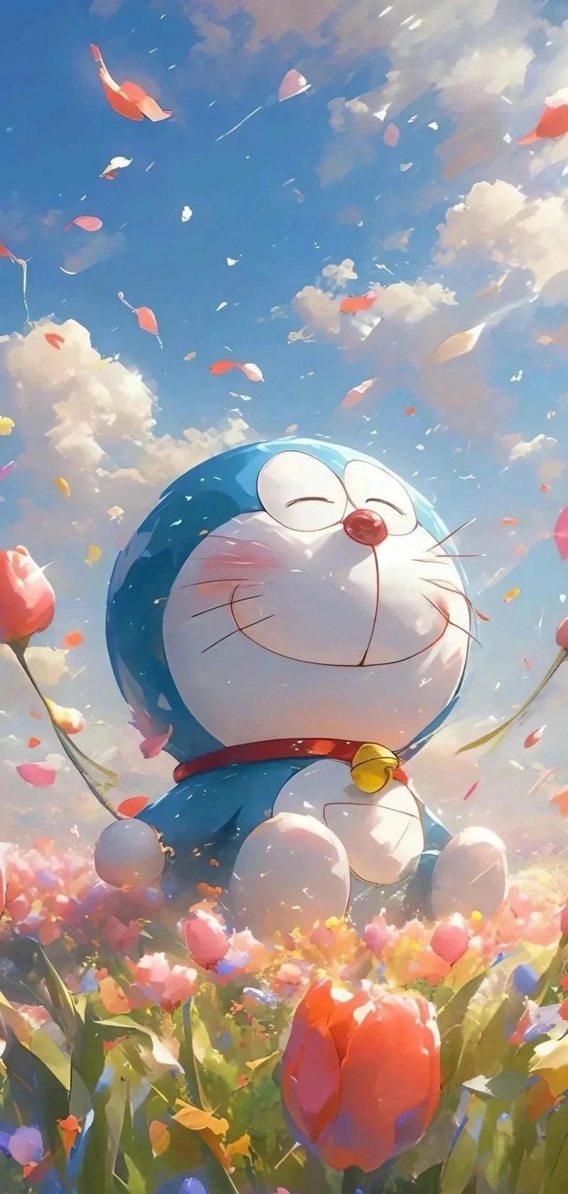 Hình nền Doraemon dễ thương cho điện thoại