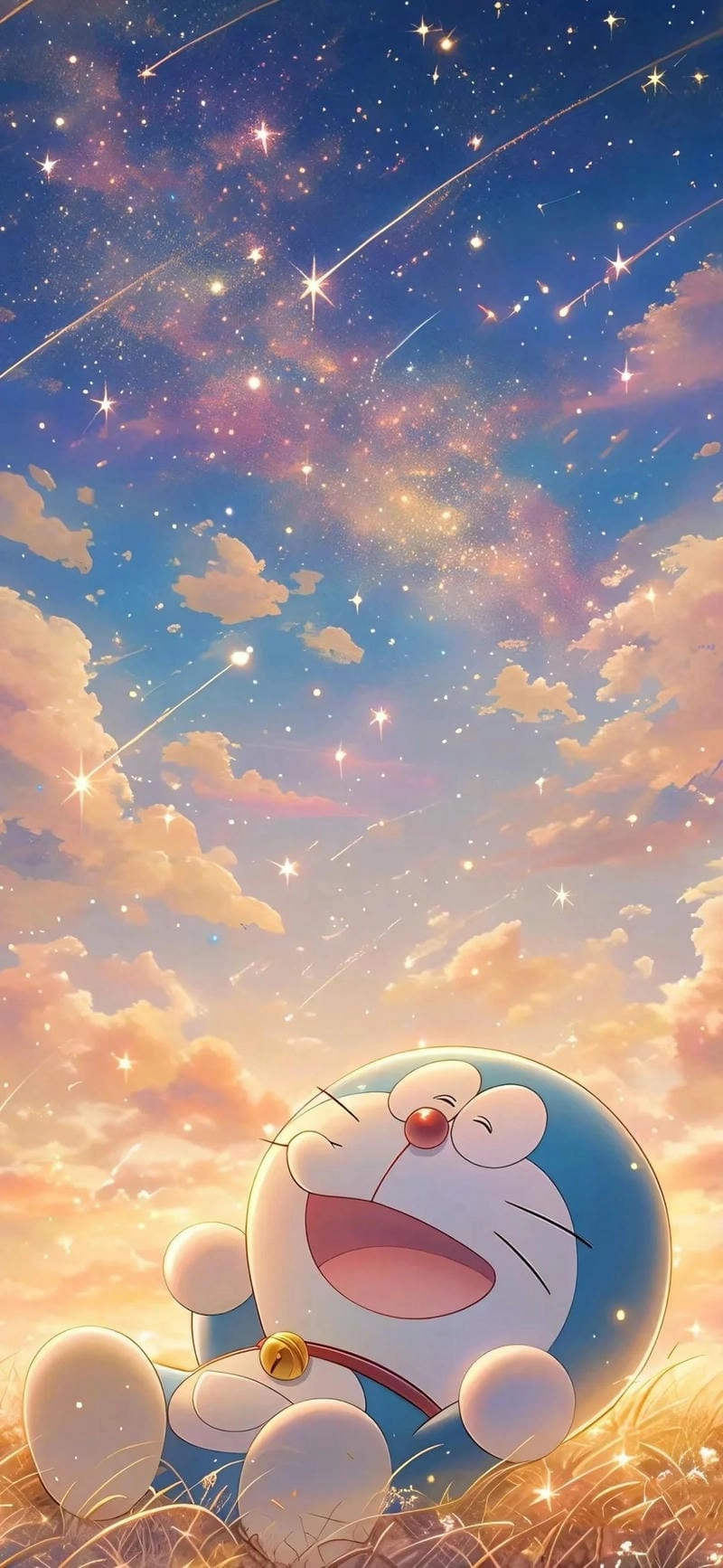 Hình nền Doremon cute chibi cho smartphone