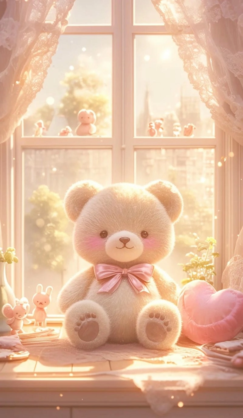 Hình nền Gấu Bông siêu cute full HD