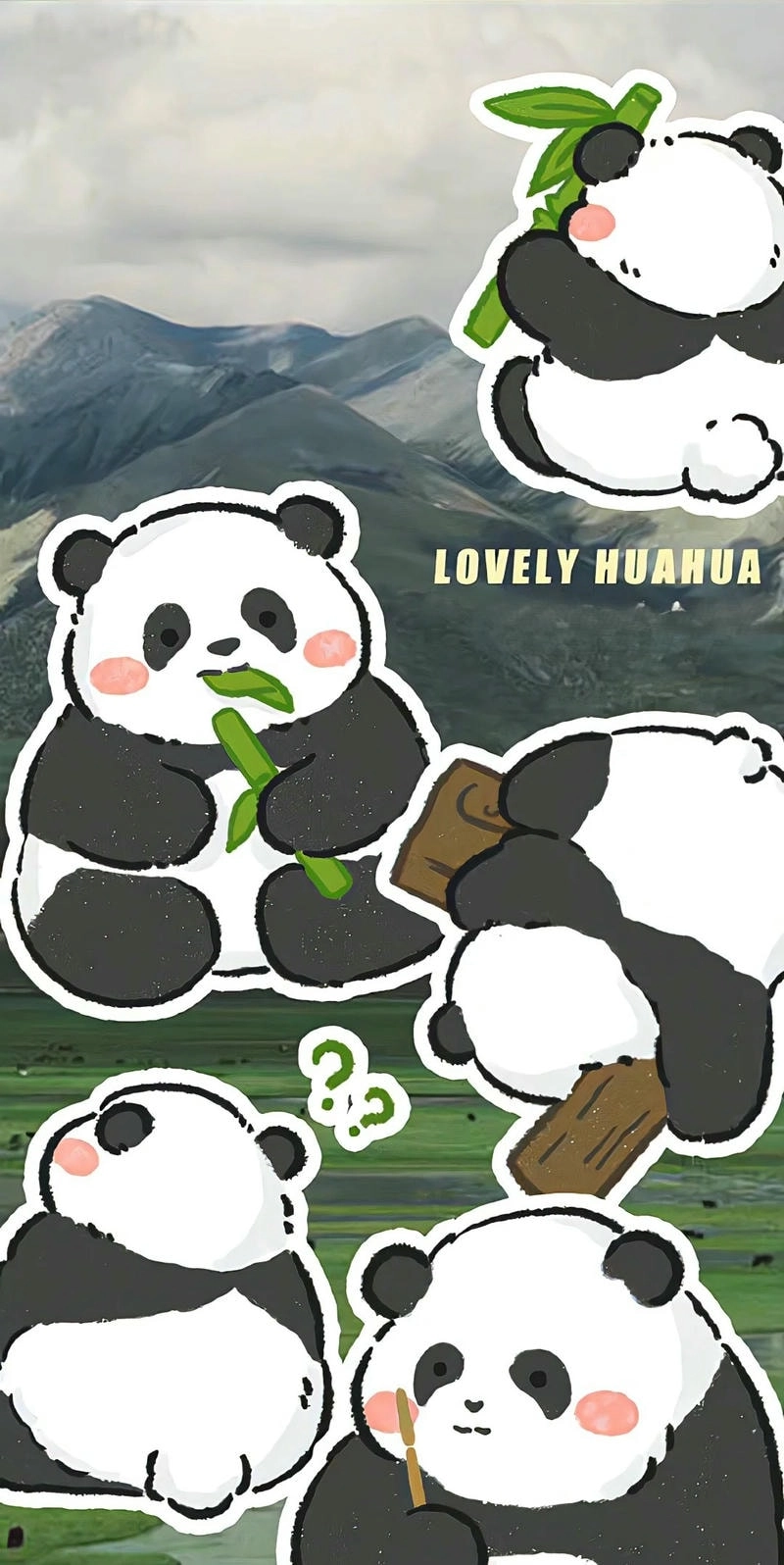 Hình nền Gấu Trúc Panda cute dễ thương