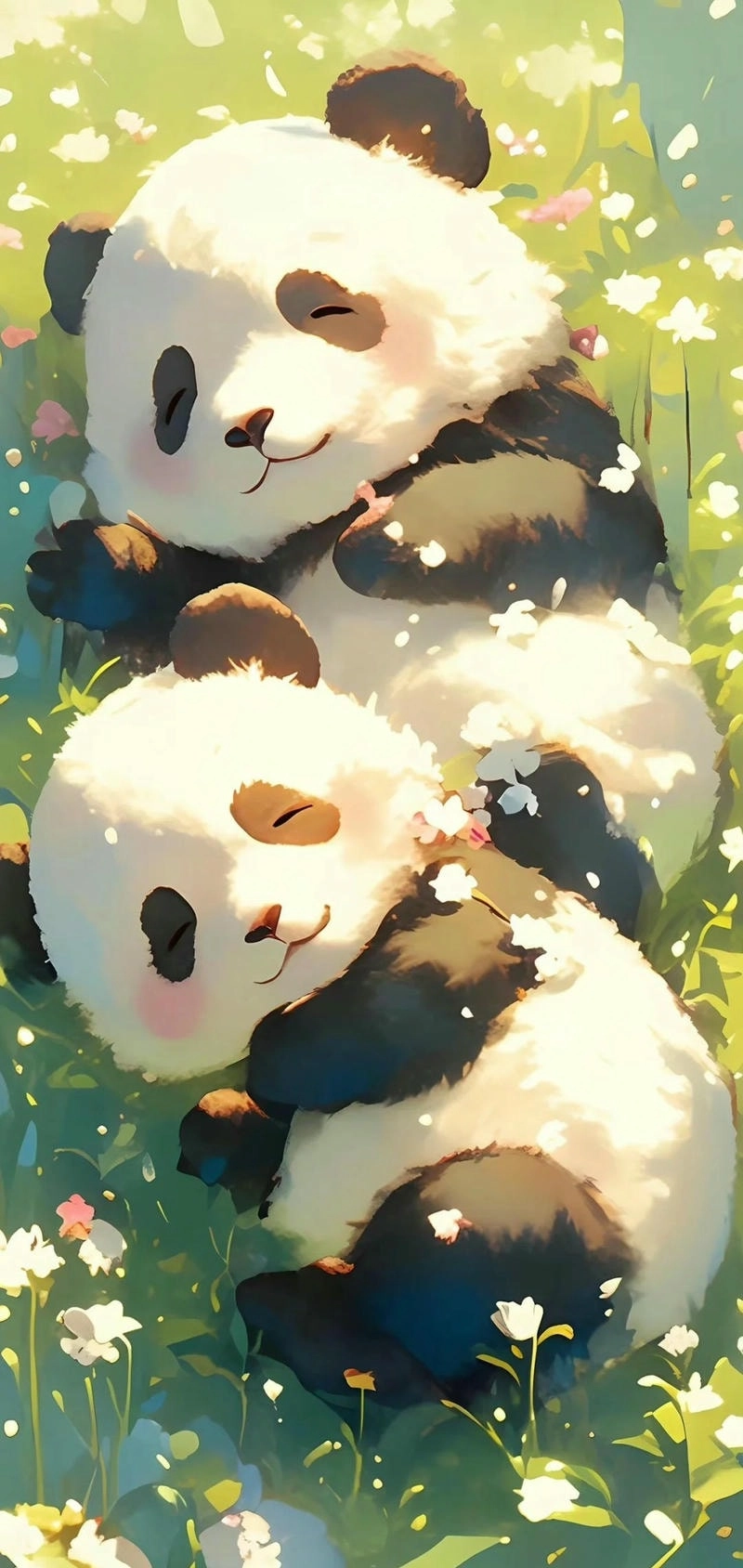 Hình nền Gấu Trúc đỏ chibi cute