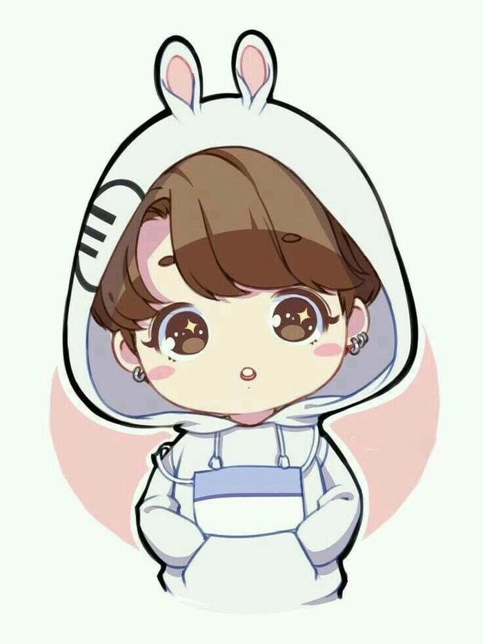 Hình nền Jungkook chibi dễ thương