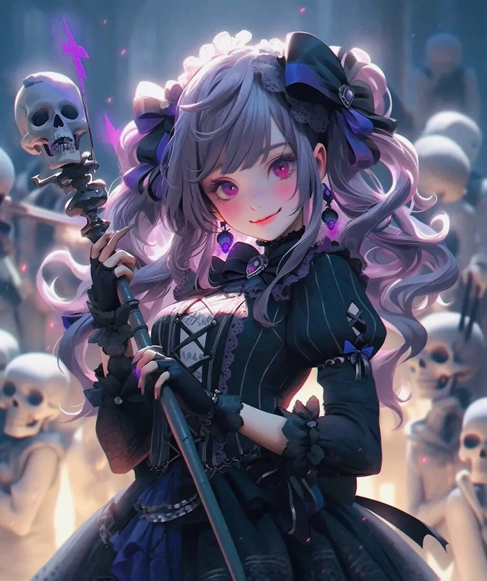 Hình nền Kuromi anime ngầu và bí ẩn