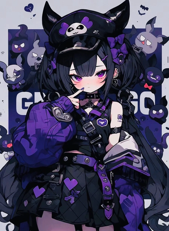 Hình nền Kuromi cute cho điện thoại