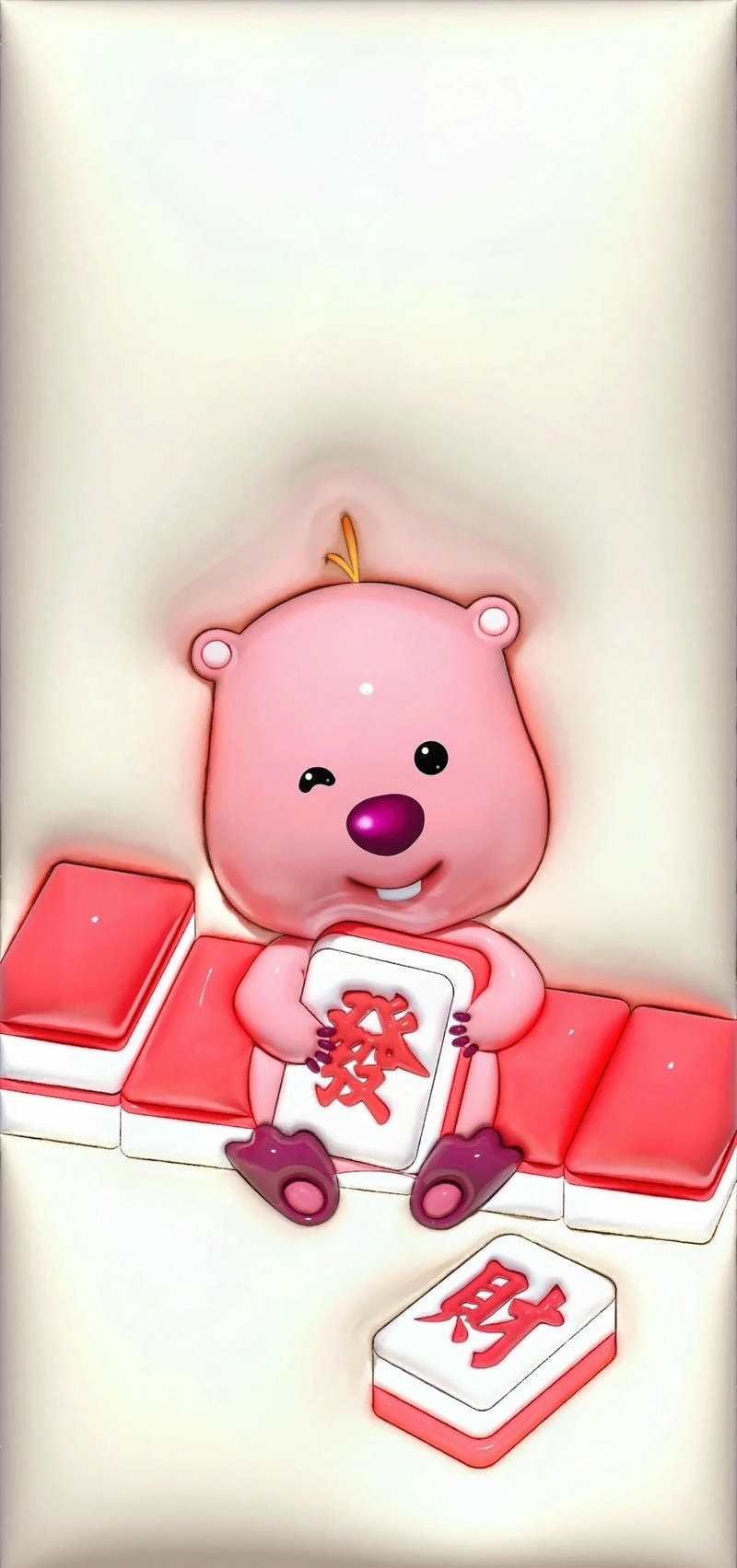 Hình nền Loopy chibi cute cho điện thoại