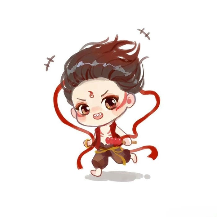Hình nền Na Tra chibi ngộ nghĩnh