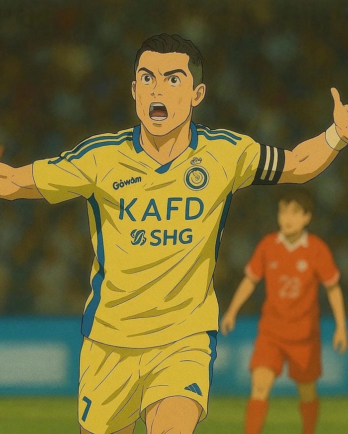 Hình nền Ronaldo chibi đẹp