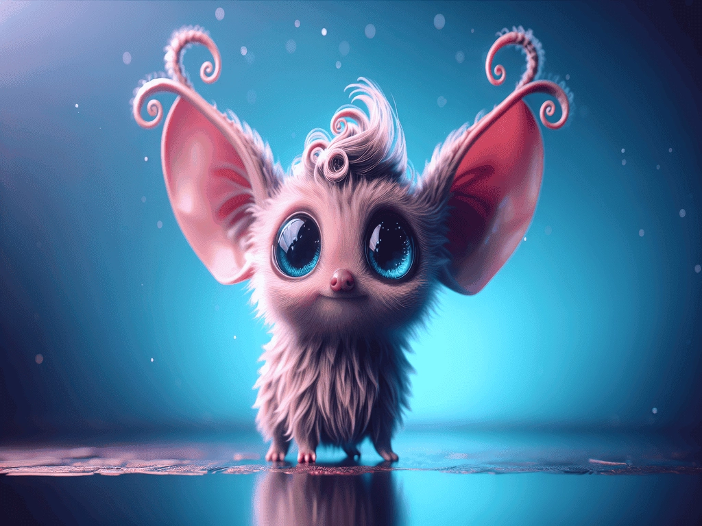 Hình nền anime xanh dương dễ thương