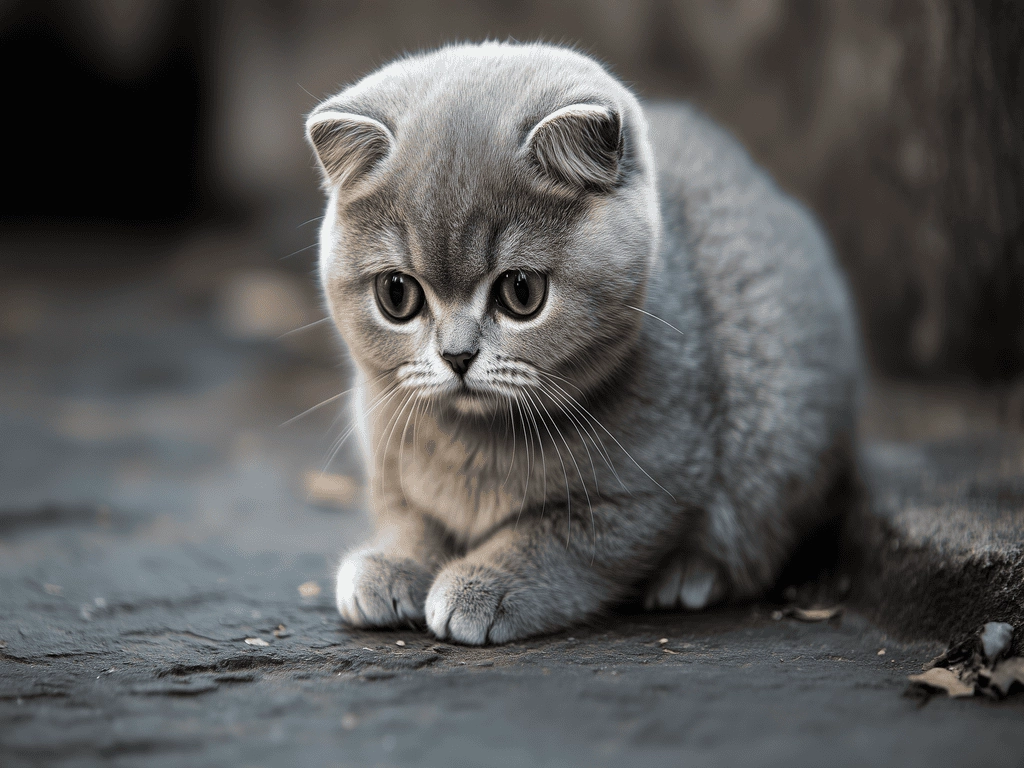 Hình nền bé mèo cute cho máy tính