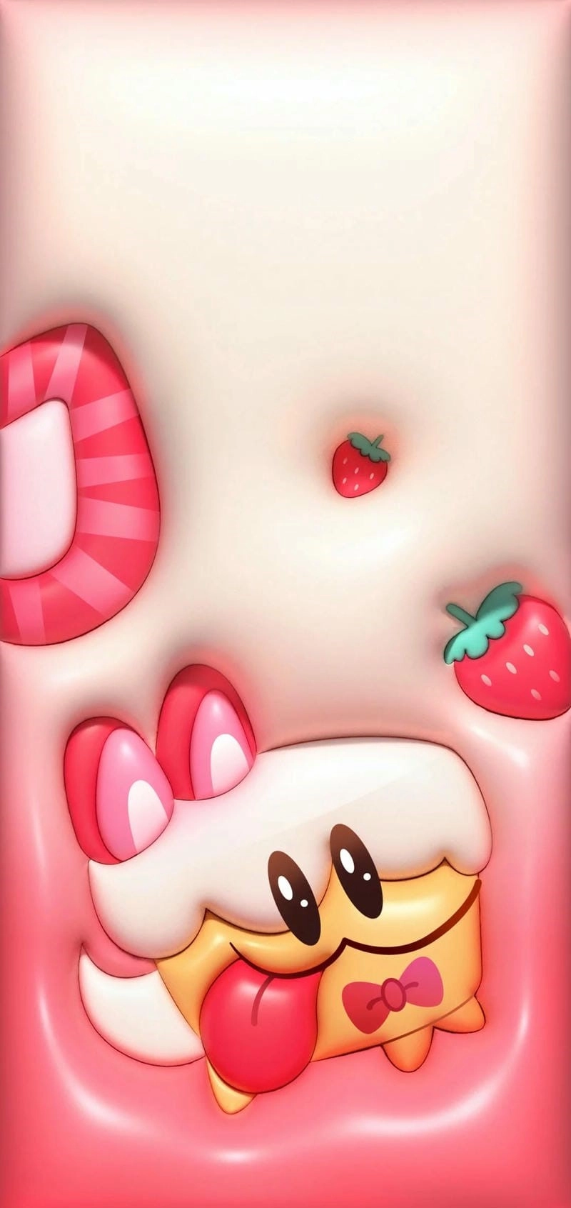 Hình nền cute 3D ngọt ngào