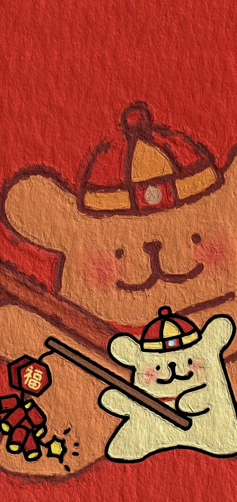 Hình nền cute chúc mừng năm mới