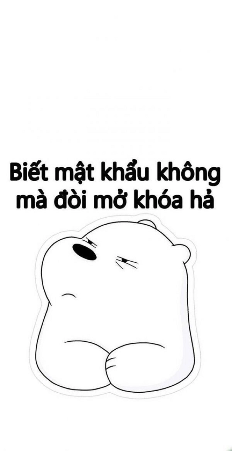 Hình nền cute có chữ “Bỏ điện thoại tao xuống”