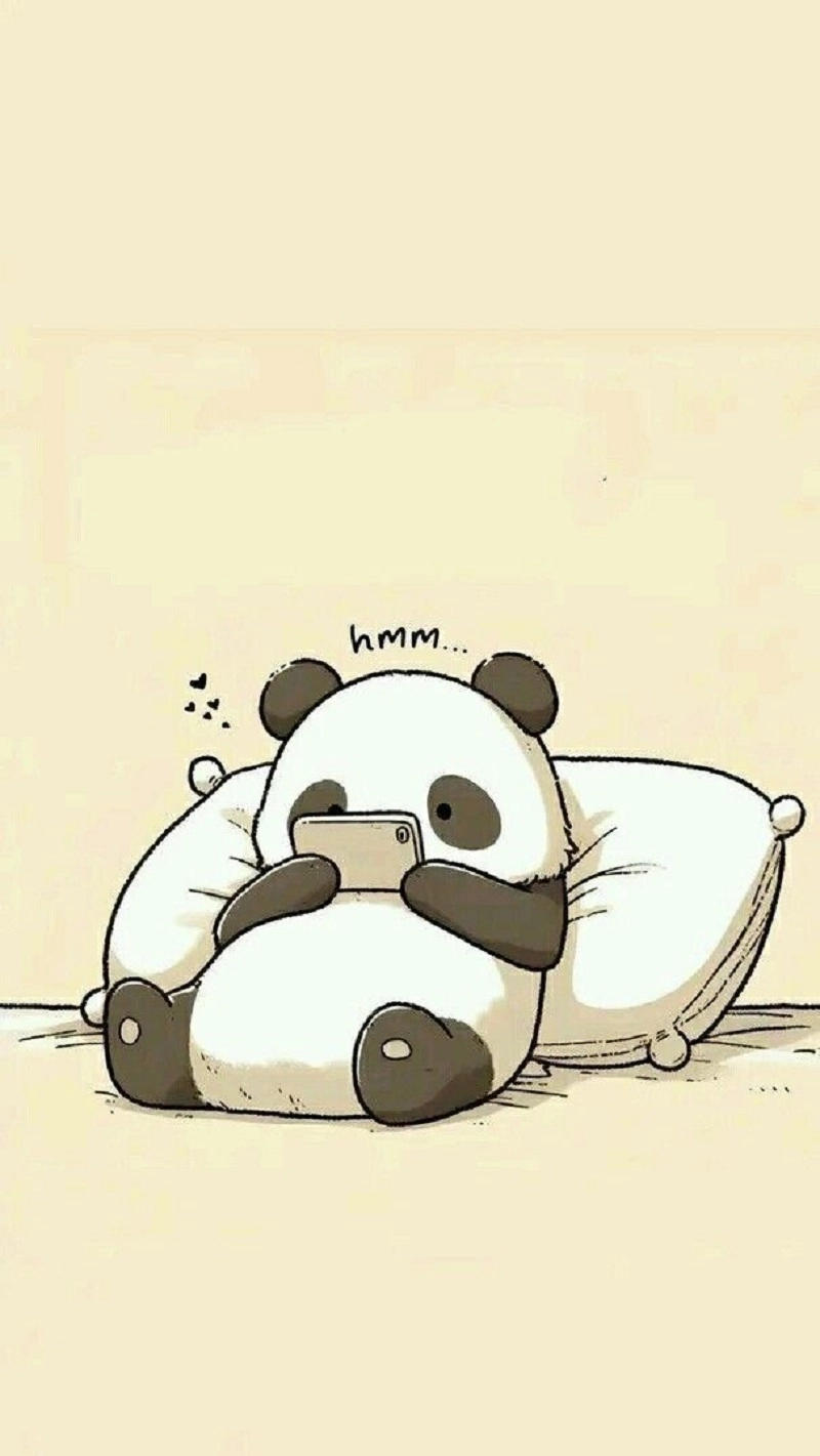 Hình nền cute có chữ phong cách Trung Quốc