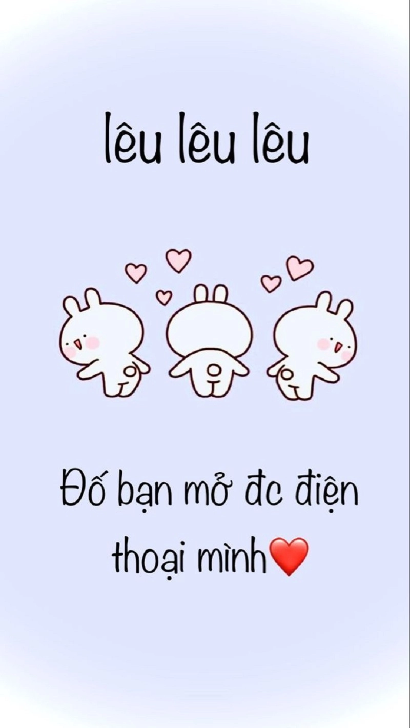 Hình nền dễ thương có chữ độc đáo