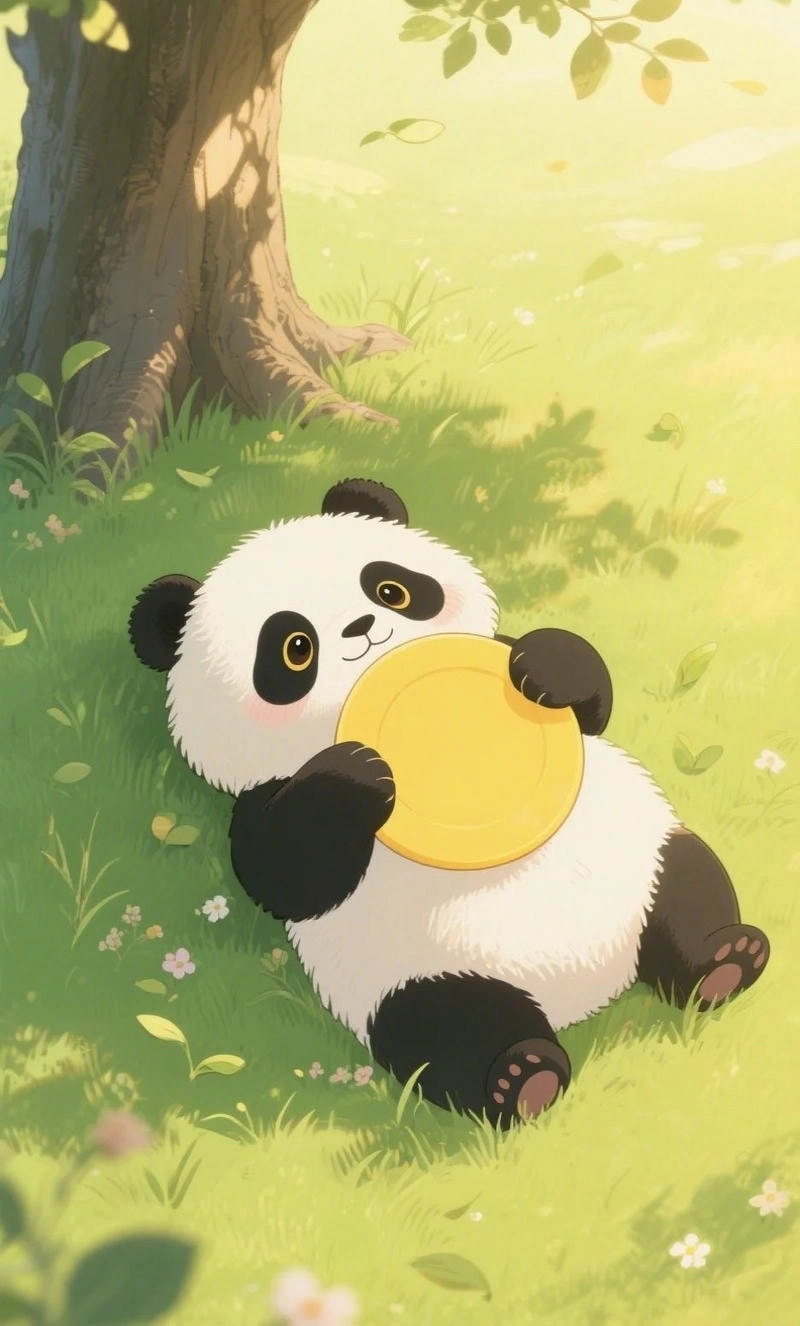 Hình nền điện thoại Panda đáng yêu