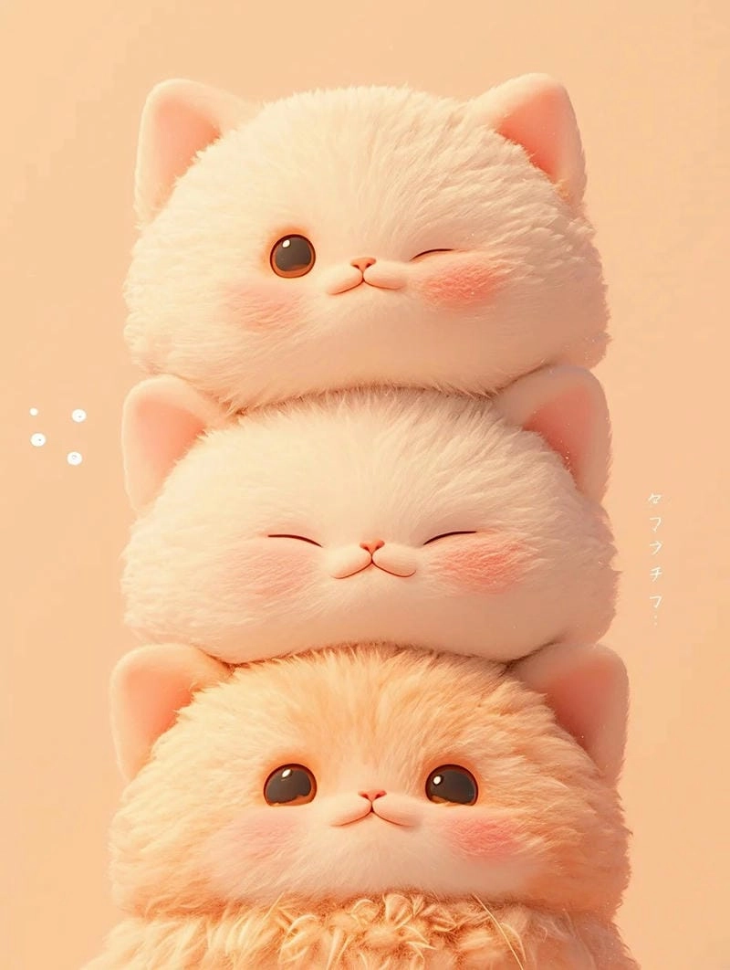 Hình nền điện thoại bé mèo cute