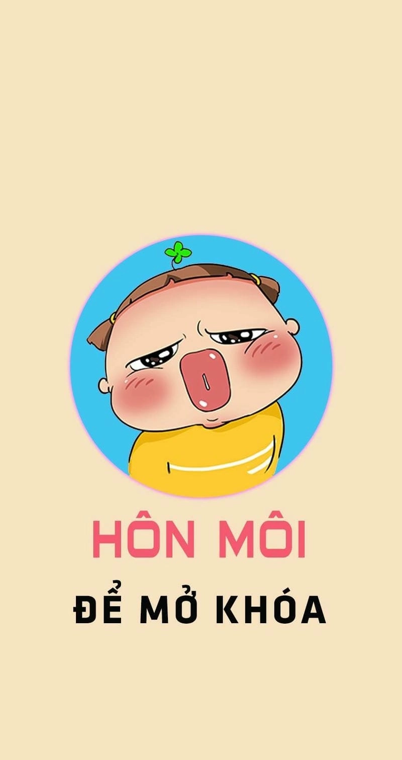 Hình nền điện thoại có chữ cute