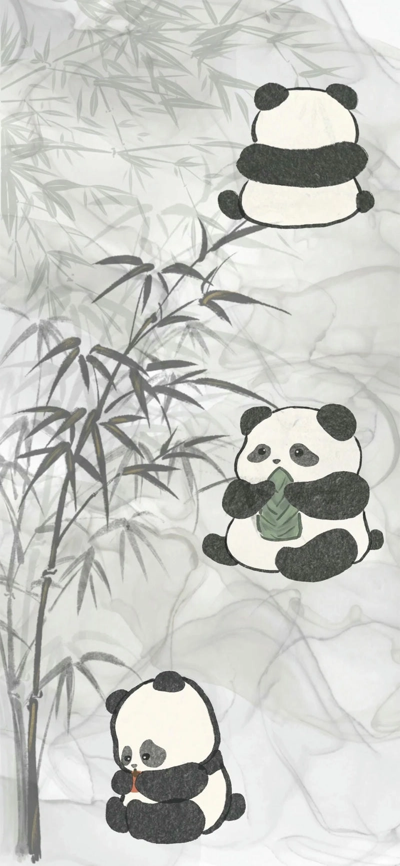 Hình nền điện thoại con Gấu Trúc cute