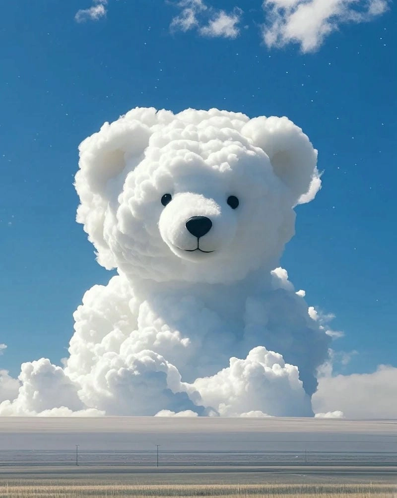 Hình nền điện thoại gấu tuyết cute