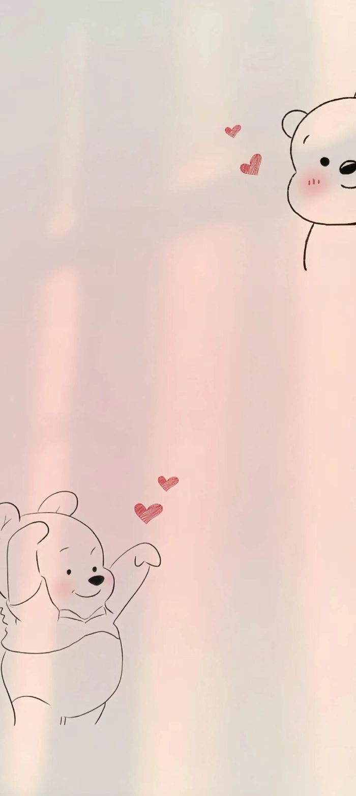 Hình nền đôi tình yêu cute chibi