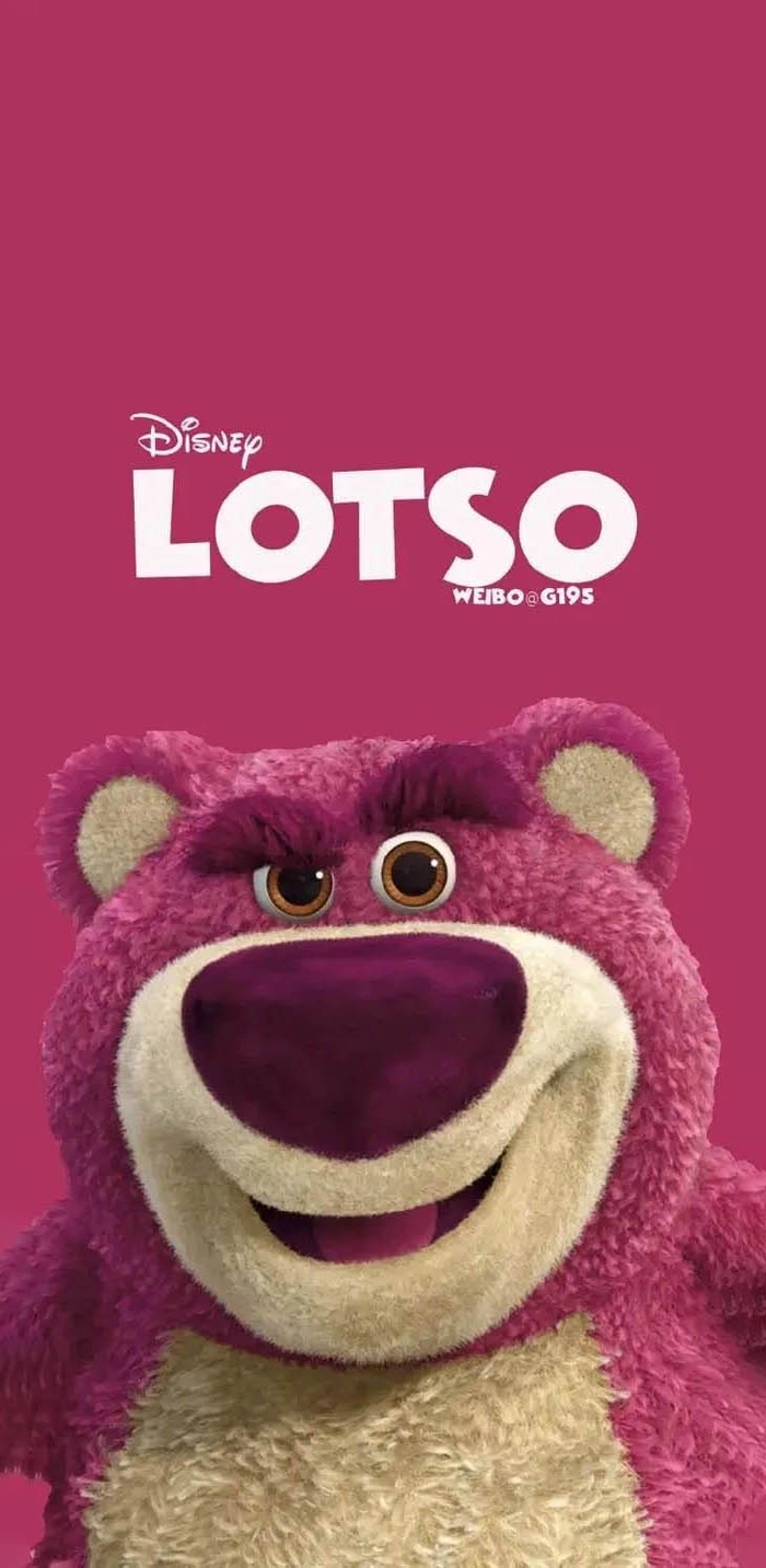 Hình nền gấu Lotso cute phong cách Hàn